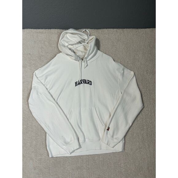 Authentic originals Harvard white hoodie. X large. Small stains see pics - Picture 1 of 10